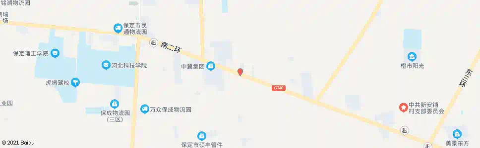 保定朱庄路口_公交站地图_保定公交_妙搜公交查询2025