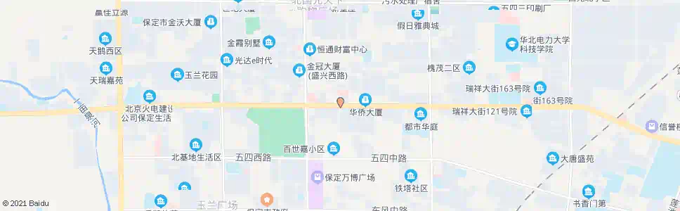 保定钻石街口_公交站地图_保定公交_妙搜公交查询2025