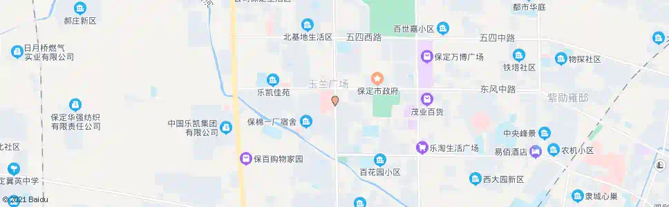 保定市二医院东门_公交站地图_保定公交_妙搜公交查询2025