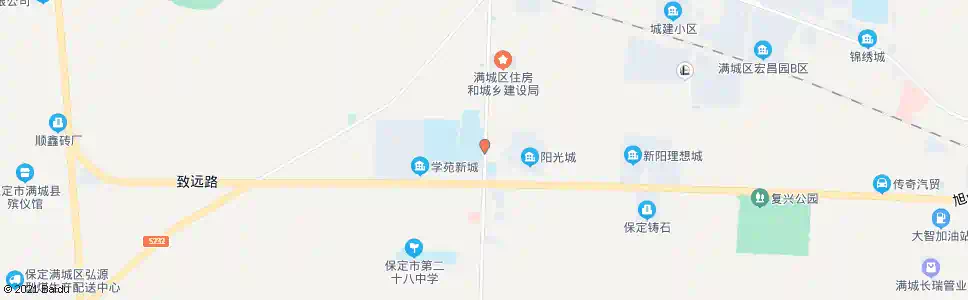 保定满城职教中心_公交站地图_保定公交_妙搜公交查询2025