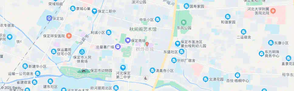 保定钟楼商厦(北国商城)_公交站地图_保定公交_妙搜公交查询2025