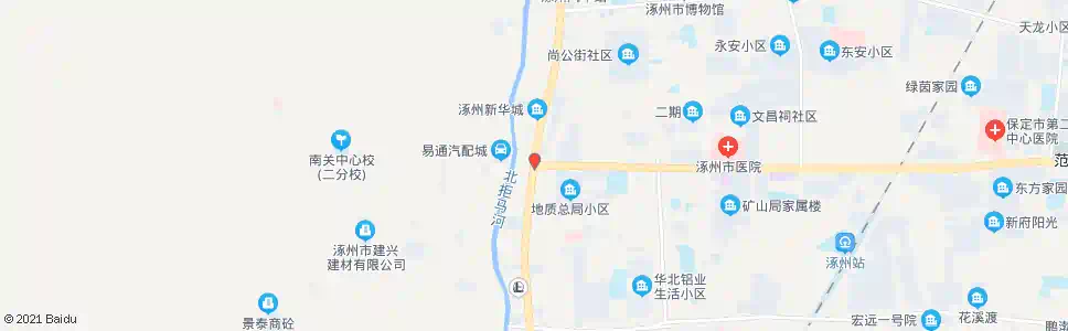 保定涿州西关_公交站地图_保定公交_妙搜公交查询2025