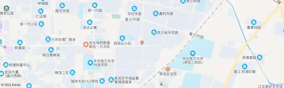 保定西苑二区_公交站地图_保定公交_妙搜公交查询2025