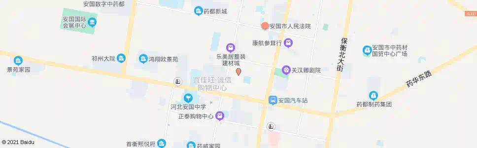 保定药市三街西口_公交站地图_保定公交_妙搜公交查询2025