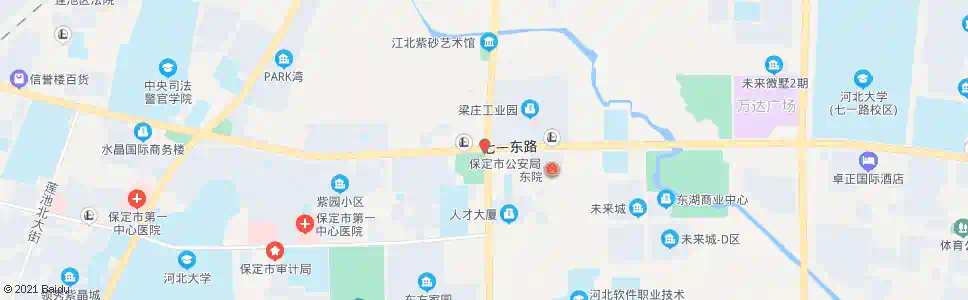 保定东二环路口(七一路)_公交站地图_保定公交_妙搜公交查询2025