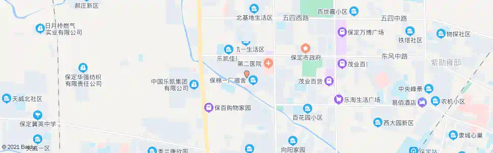 保定依棉生活区_公交站地图_保定公交_妙搜公交查询2025