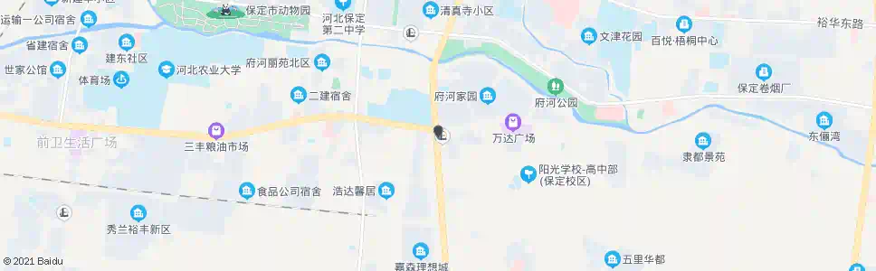 保定三丰路口_公交站地图_保定公交_妙搜公交查询2025