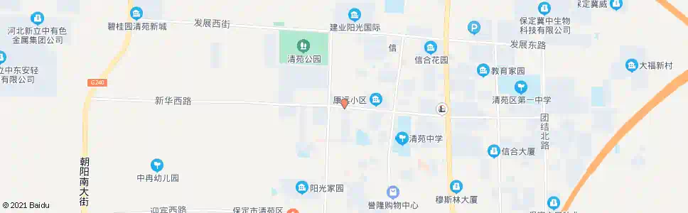 保定清苑县农行_公交站地图_保定公交_妙搜公交查询2025