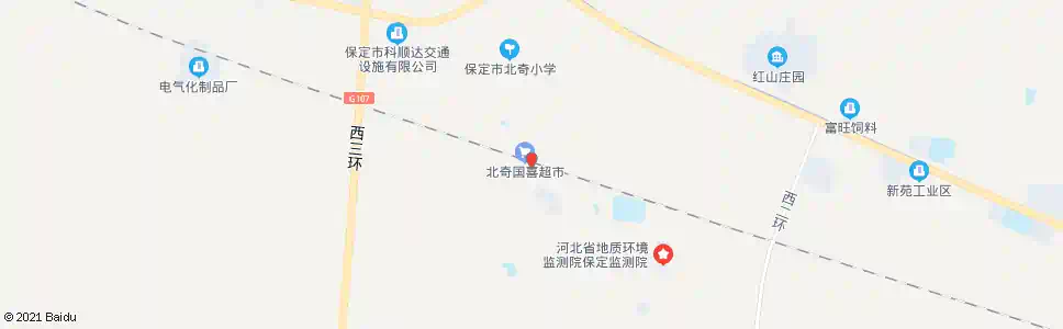 保定北奇_公交站地图_保定公交_妙搜公交查询2025