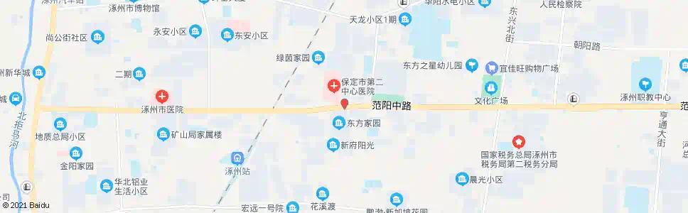 保定二康_公交站地图_保定公交_妙搜公交查询2025