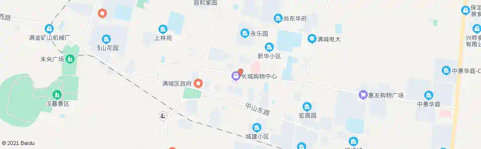 保定长城购物中心_公交站地图_保定公交_妙搜公交查询2025