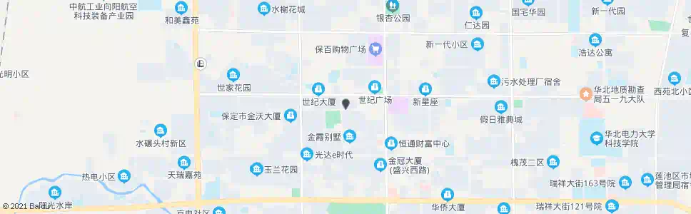 保定茗畅园_公交站地图_保定公交_妙搜公交查询2025