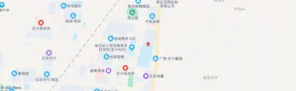 保定定兴第三实验小学_公交站地图_保定公交_妙搜公交查询2025