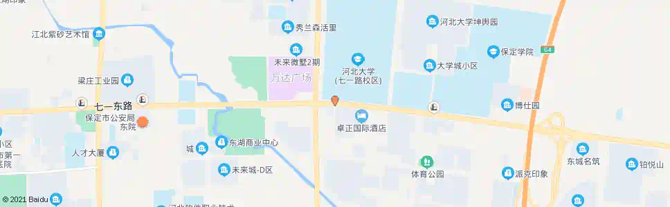 保定七一路东三环路口_公交站地图_保定公交_妙搜公交查询2025