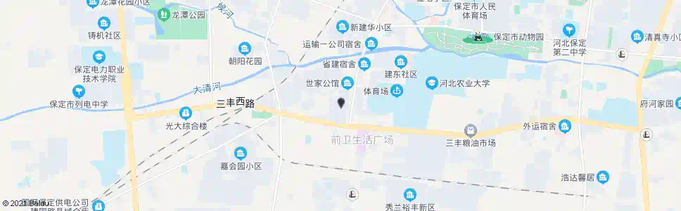 保定世家郦园小区_公交站地图_保定公交_妙搜公交查询2025