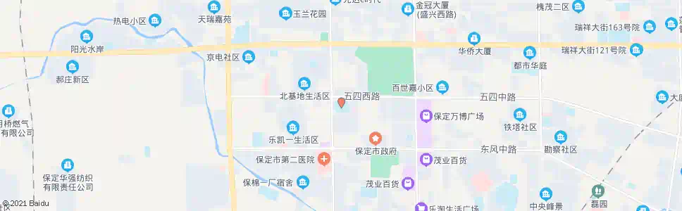 保定乐凯中学_公交站地图_保定公交_妙搜公交查询2025