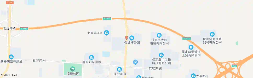 保定北大冉_公交站地图_保定公交_妙搜公交查询2025