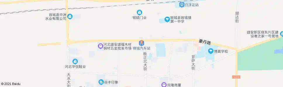 保定微型汽车城_公交站地图_保定公交_妙搜公交查询2025