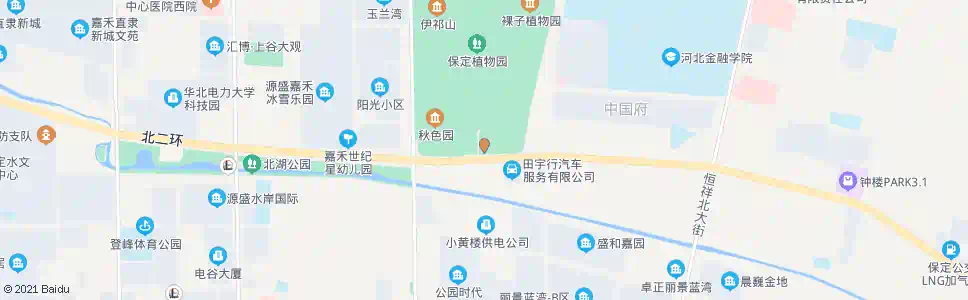 保定植物园南门_公交站地图_保定公交_妙搜公交查询2025