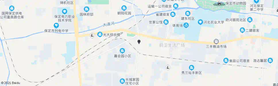 保定刘各庄(路口北)_公交站地图_保定公交_妙搜公交查询2025