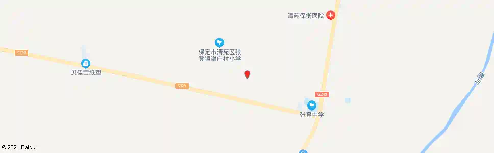 保定清苑谢庄_公交站地图_保定公交_妙搜公交查询2025