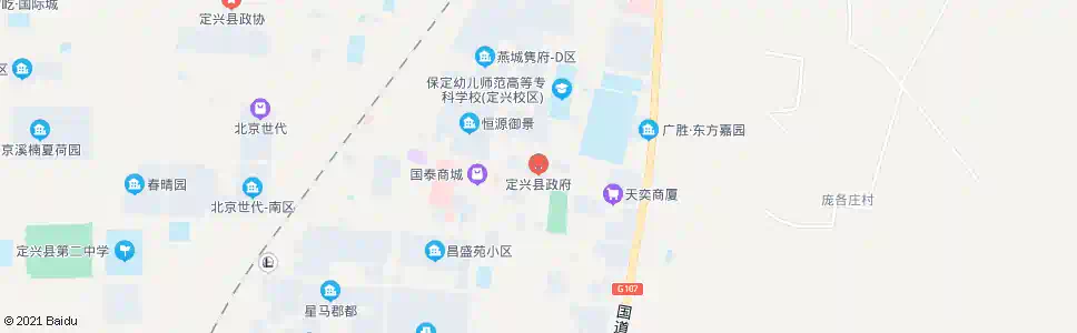 保定定兴县委县政府_公交站地图_保定公交_妙搜公交查询2025