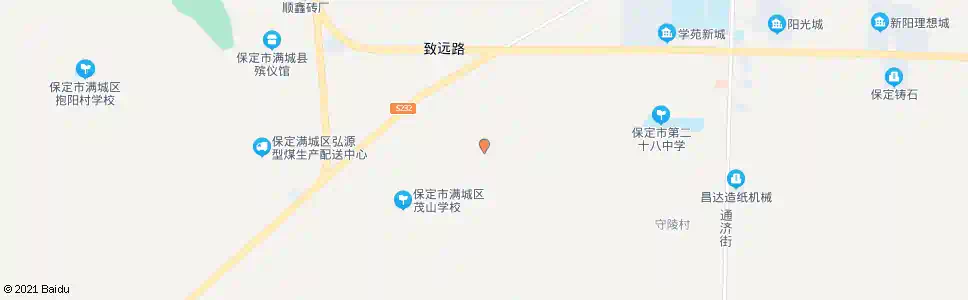 保定茂山村_公交站地图_保定公交_妙搜公交查询2025