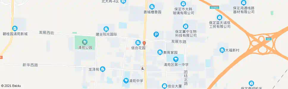 保定清苑县城_公交站地图_保定公交_妙搜公交查询2025