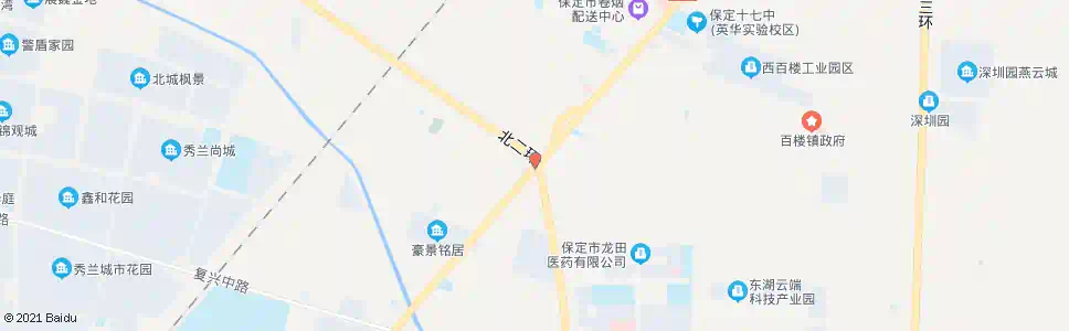 保定二环路口(长城大街)_公交站地图_保定公交_妙搜公交查询2025