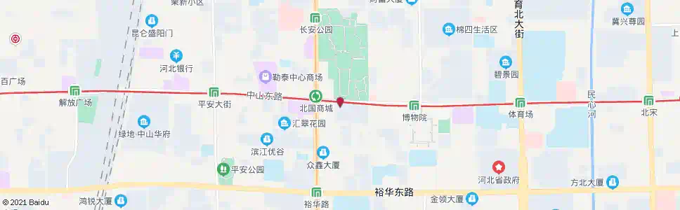 保定工人文化宫(裕华东路)_公交站地图_保定公交_妙搜公交查询2025