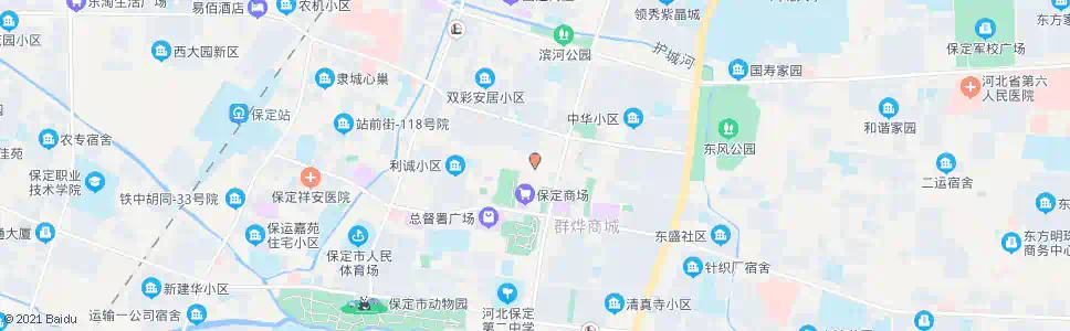 保定西大街_公交站地图_保定公交_妙搜公交查询2025