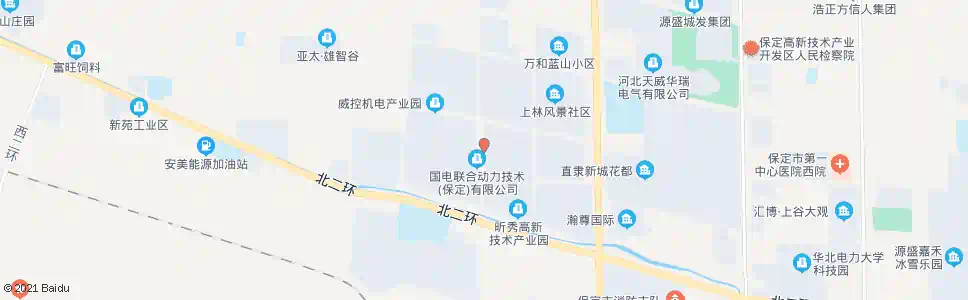 保定中航惠腾_公交站地图_保定公交_妙搜公交查询2025