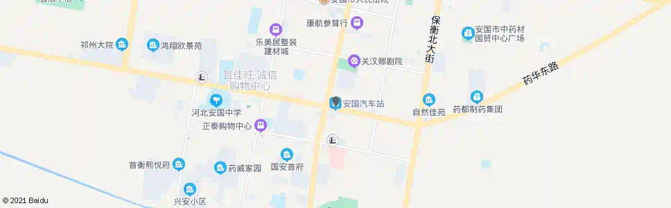保定安国汽车站_公交站地图_保定公交_妙搜公交查询2025