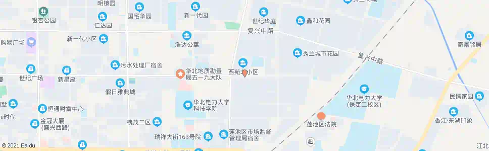 保定西苑一区_公交站地图_保定公交_妙搜公交查询2025