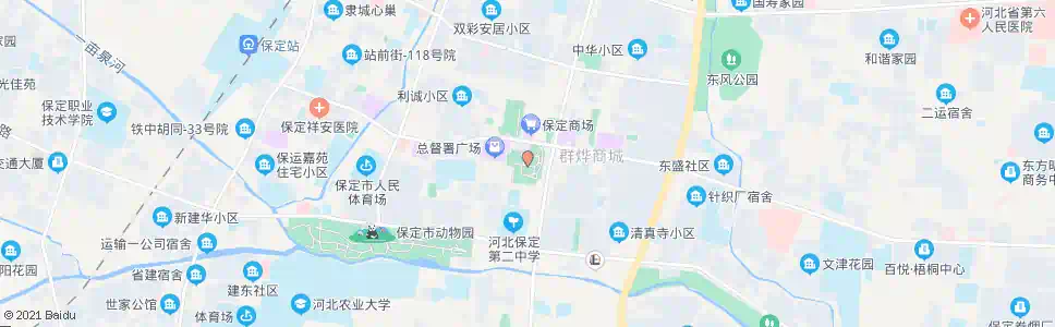 保定古莲花池(总督署)_公交站地图_保定公交_妙搜公交查询2025