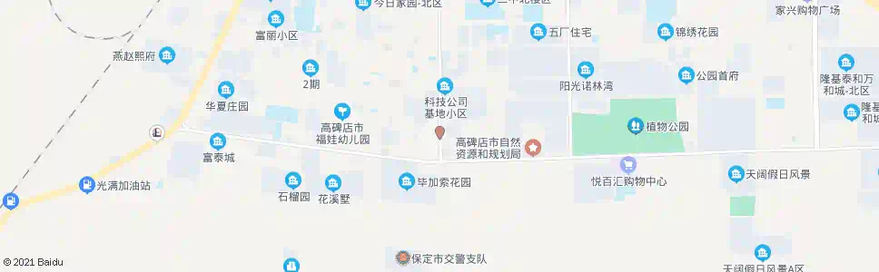 保定长城华北_公交站地图_保定公交_妙搜公交查询2025