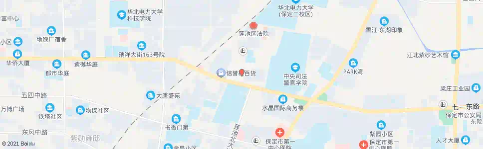 保定韩庄路口_公交站地图_保定公交_妙搜公交查询2025