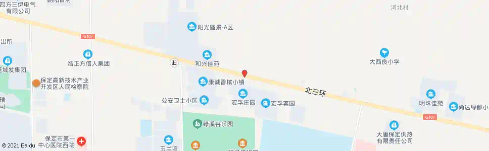保定宏孚庄园_公交站地图_保定公交_妙搜公交查询2025