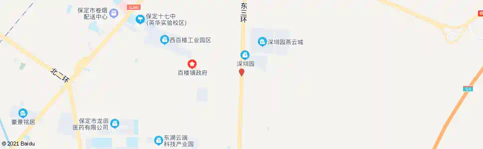 保定西百楼煤场_公交站地图_保定公交_妙搜公交查询2025