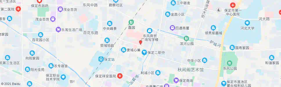 保定二五二医院西口_公交站地图_保定公交_妙搜公交查询2025