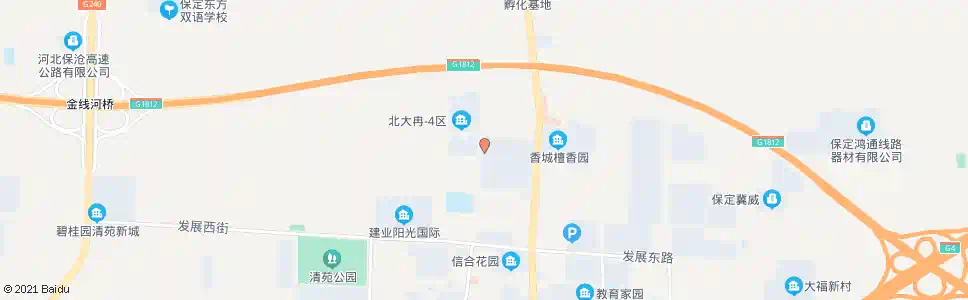 保定南大冉一村_公交站地图_保定公交_妙搜公交查询2025