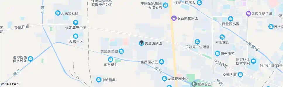 保定秀兰康馨园_公交站地图_保定公交_妙搜公交查询2025