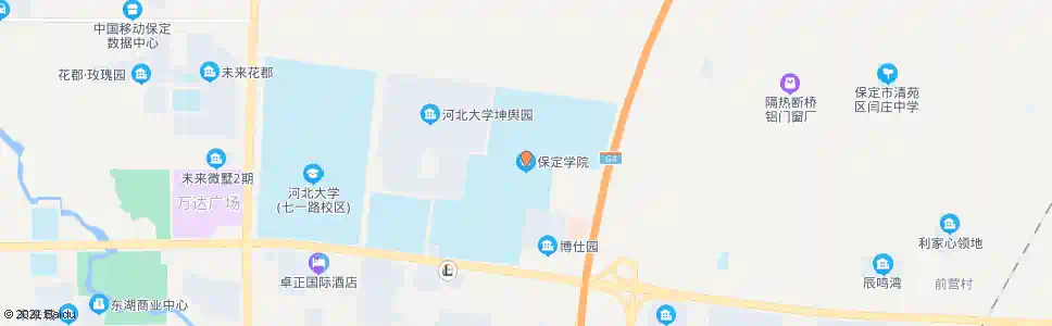 保定质检学院_公交站地图_保定公交_妙搜公交查询2025