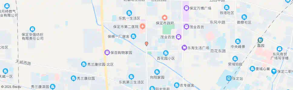 保定棉纺宿舍_公交站地图_保定公交_妙搜公交查询2025
