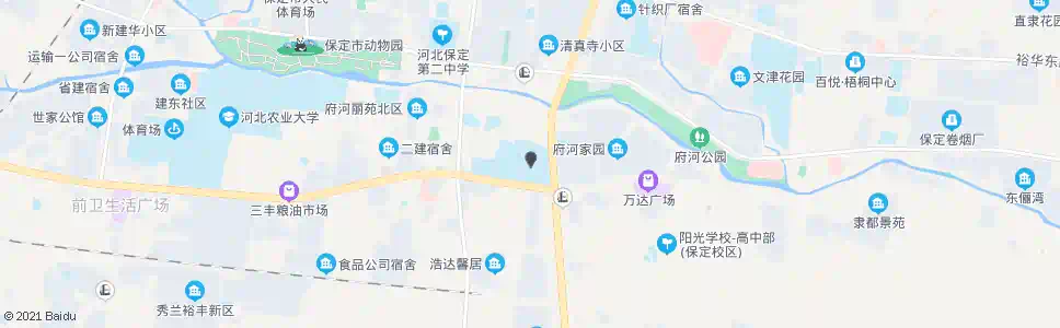 保定保定一中_公交站地图_保定公交_妙搜公交查询2025