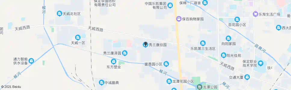 保定秀兰康欣园_公交站地图_保定公交_妙搜公交查询2025