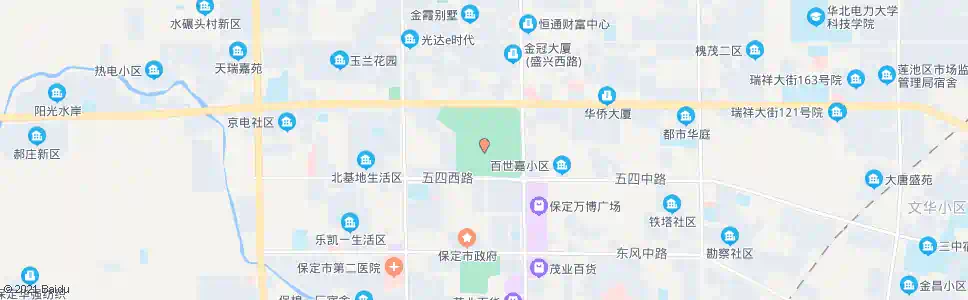 保定竞秀公园_公交站地图_保定公交_妙搜公交查询2025
