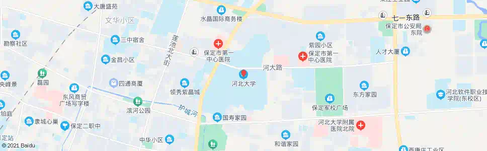 保定警官大学_公交站地图_保定公交_妙搜公交查询2025