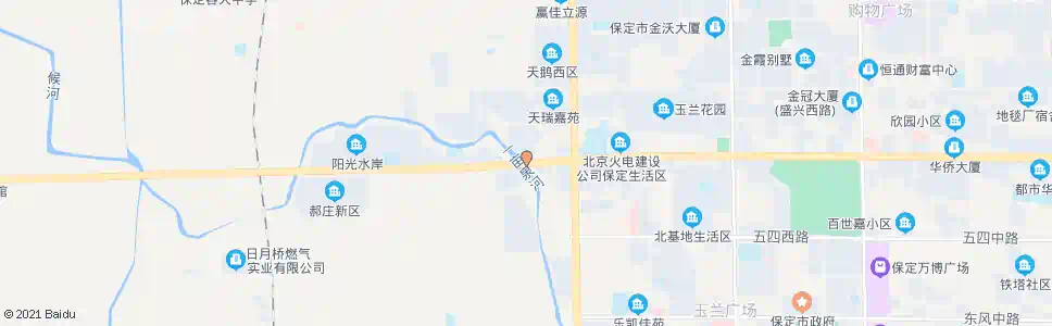 保定电厂宿舍三区_公交站地图_保定公交_妙搜公交查询2025