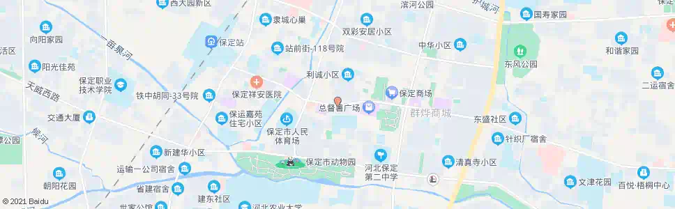 保定保百大楼(体育场)_公交站地图_保定公交_妙搜公交查询2025